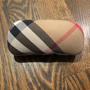 Authentic Burberry check sunglasses case